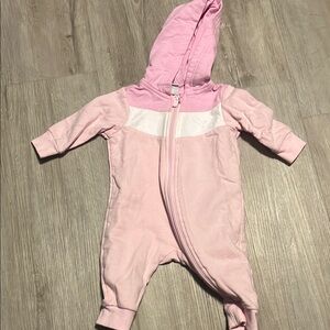 Pink Kids One Piece with Hood